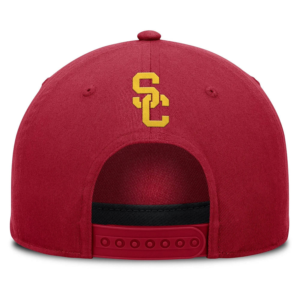 Men's Fanatics Cardinal USC Trojans Foul Ball Rope Adjustable Hat