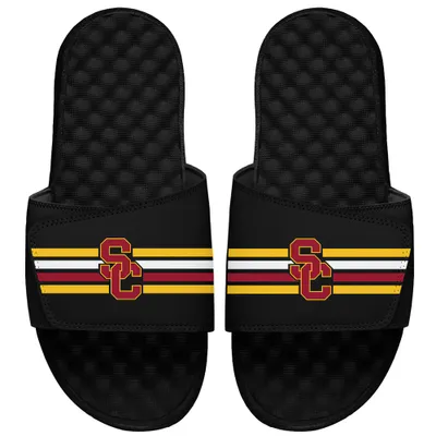 USC Trojans ISlide Varsity Stripes Slide Sandals - Black