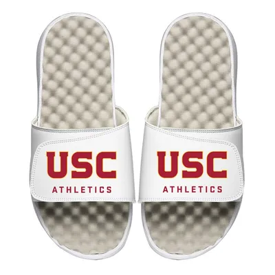 USC Trojans ISlide Athletics Slide Sandals - White
