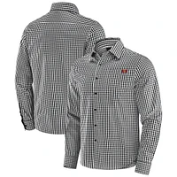 Chemise boutonnée à manches longues pour homme USC Trojans Dual Threat de J. Palmer noire