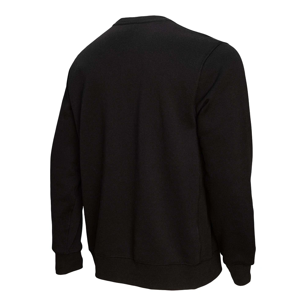 Men's Mitchell & Ness  Black USC Trojans Elite Script Pullover Sweatshirt