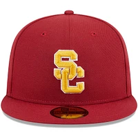 Casquette ajustée 59FIFTY Cardinal USC Trojans de New Era pour homme