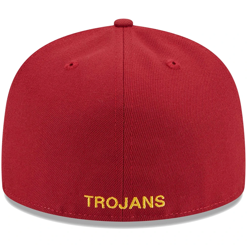 Casquette ajustée 59FIFTY Cardinal USC Trojans de New Era pour homme