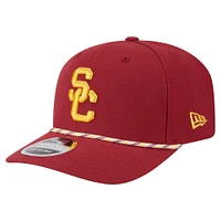 Men's New Era Cardinal USC Trojans Game Day Multi-Rope 9SEVENTY Stretch-Snap Hat