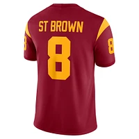 Men's Nike Amon-Ra St. Brown Cardinal USC Trojans Player Game Jersey