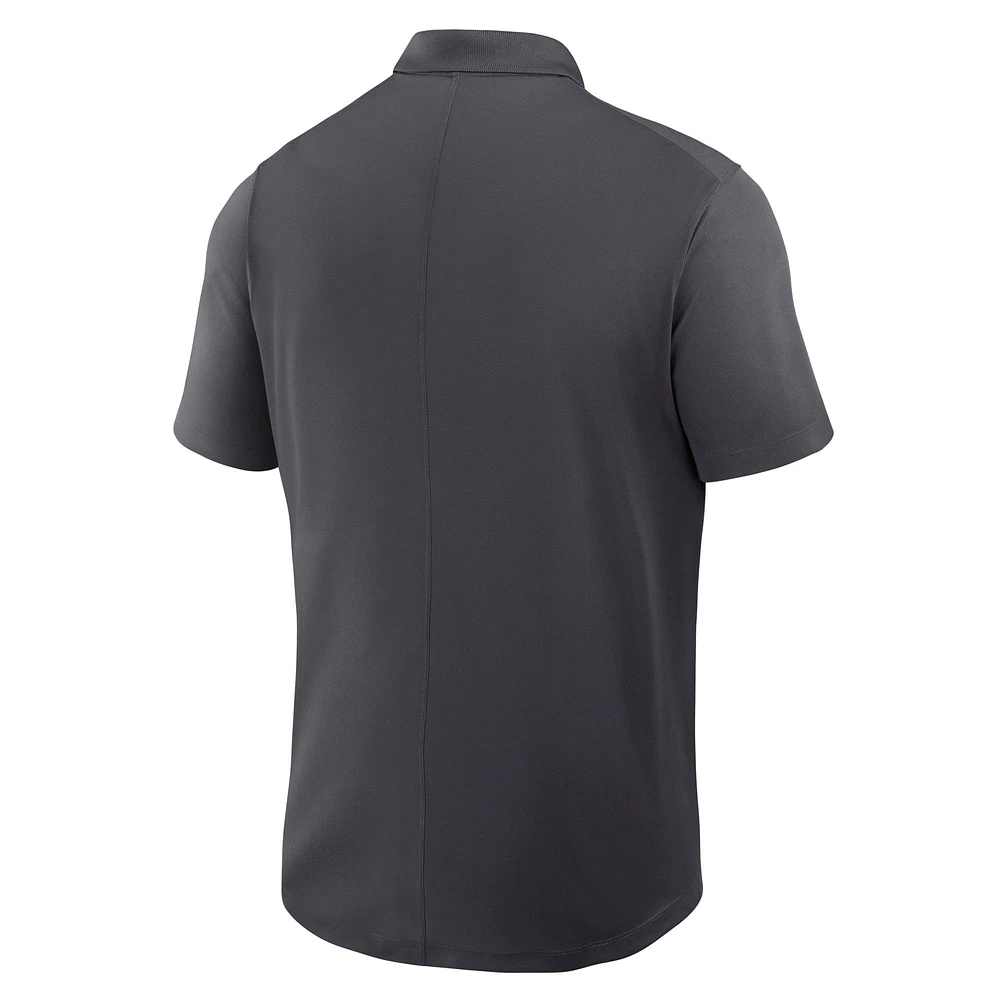 Men's Nike Anthracite USC Trojans Primetime Victory Primary Logo Performance Polo