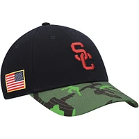 Casquette ajustable Nike Legacy91 USC Trojans Veterans Day 2Tone pour homme, noir/camouflage