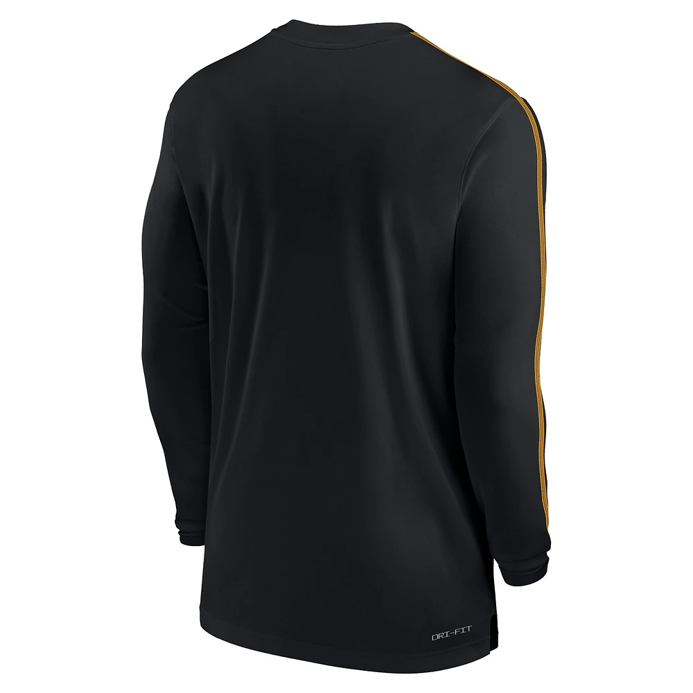 Men's Nike USC Trojans 2024 Sideline Coach UV Performance Long Sleeve T-Shirt