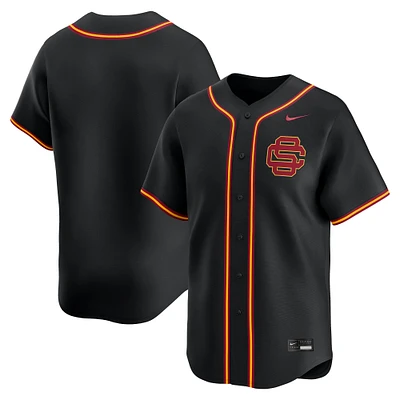 Men's Nike Black USC Trojans College Limited Baseball Jersey