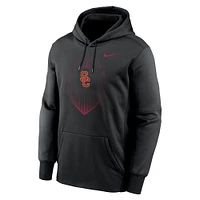 Sweat à capuche Nike USC Trojans Icon Football Performance pour homme, noir