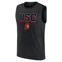 Men's Nike Black USC Trojans Primetime Tricode Legend Performance Tank Top