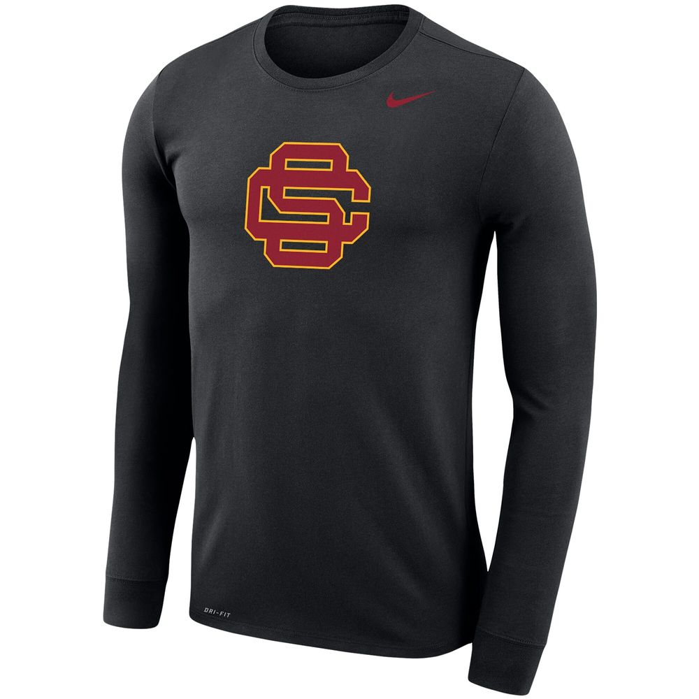 Youth Nike Black USC Trojans Core Long Sleeve T-Shirt