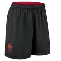Men's Nike Cardinal/Black USC Trojans 2025 Sideline Reversible Performance Shorts