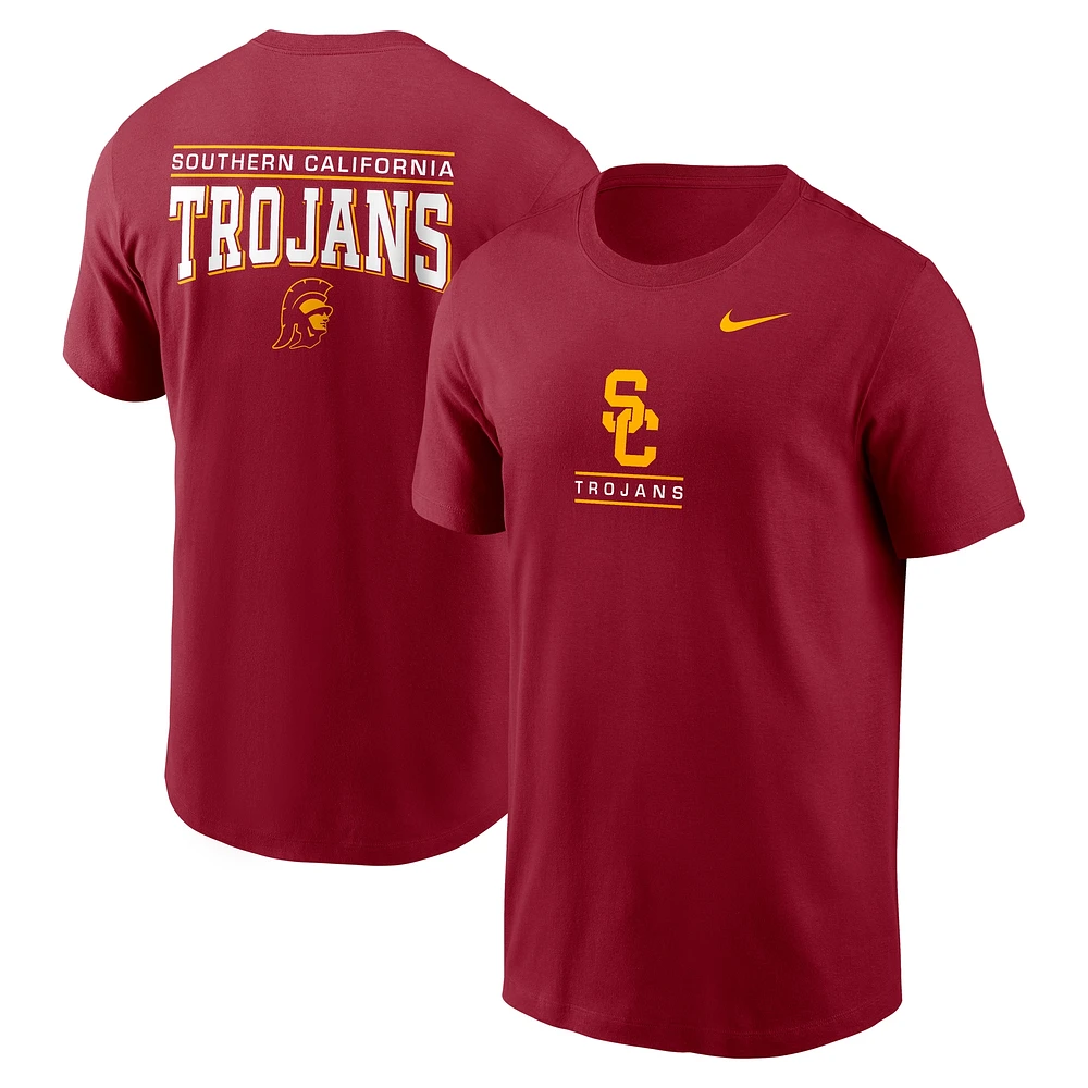 Men's Nike Cardinal USC Trojans 2-Hit T-Shirt