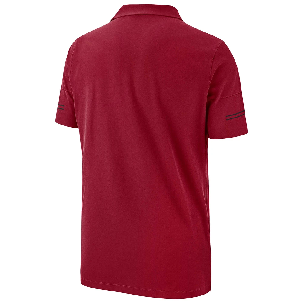 Men's Nike Cardinal USC Trojans 2020 Sideline Coaches Performance Polo