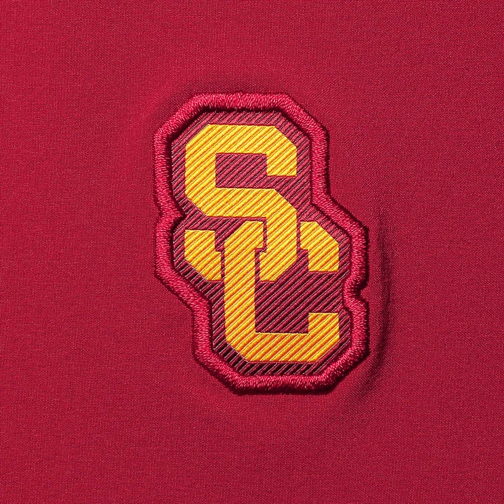 Men's Nike Cardinal USC Trojans 2020 Sideline Coaches Performance Polo