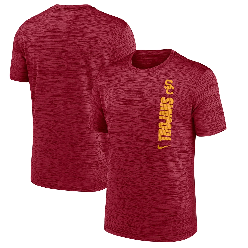 Men's Nike Cardinal USC Trojans 2024 Sideline Velocity Performance  T-Shirt