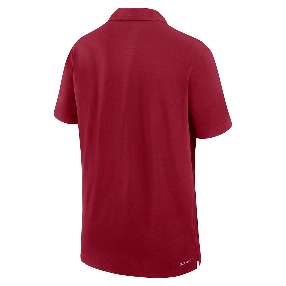 Men's Nike Cardinal USC Trojans 2024 Sideline Woven Performance Polo