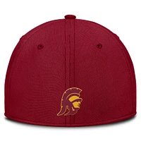 Men's Nike Cardinal USC Trojans 2025 Dugout Coaches Rise Swoosh Performance Flex Hat