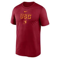 T-shirt Nike Cardinal USC Trojans 2025 Sideline Legend Performance pour homme