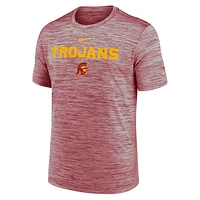 T-shirt Nike Cardinal USC Trojans 2025 Sideline Velocity Performance pour homme