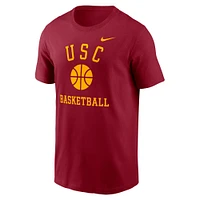 Men's Nike Cardinal USC Trojans Basketball Icon T-Shirt