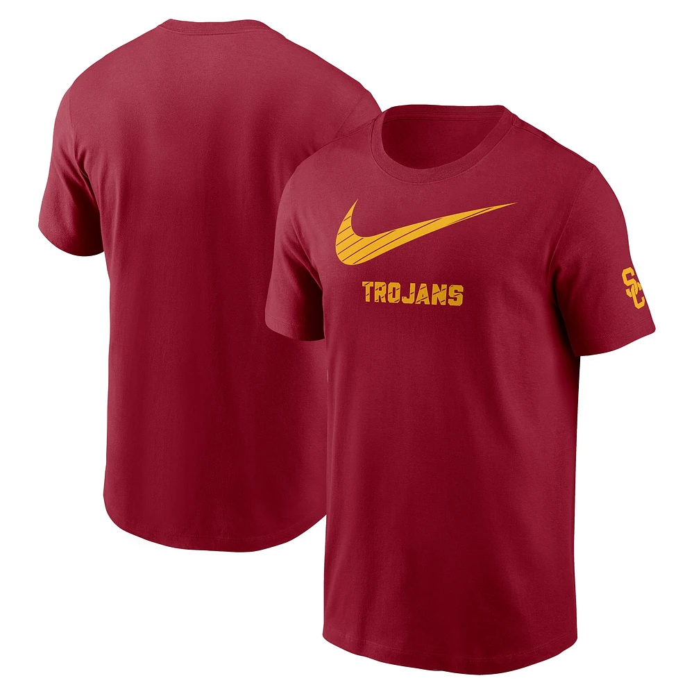 T-shirt Nike Cardinal USC Trojans Campus mascotte pour homme