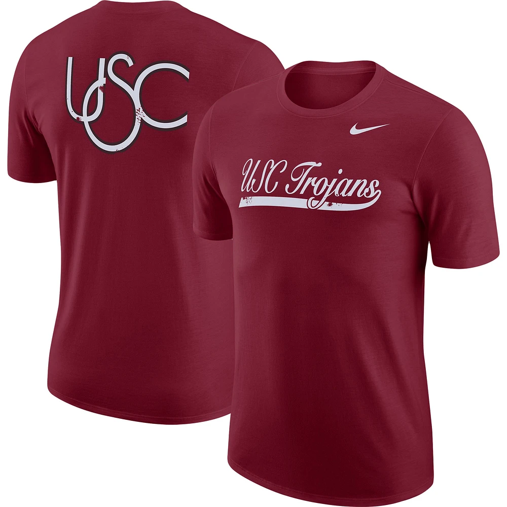 T-shirt de performance Nike Cardinal USC Trojans 2-Hit Vault pour homme