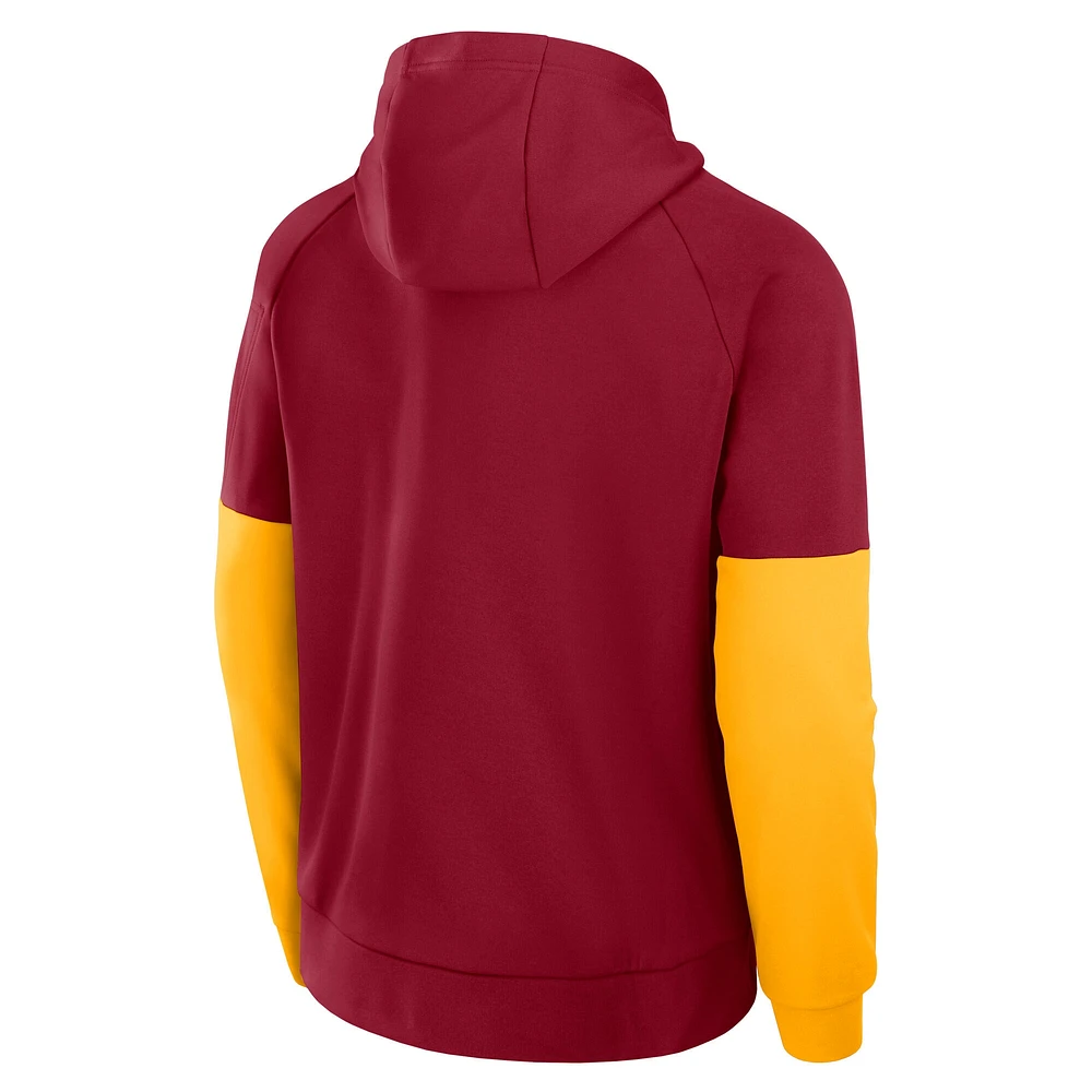 Sweat à capuche Nike Cardinal USC Trojans Fitness Performance pour homme