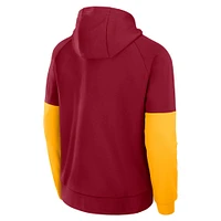 Men's Nike Cardinal USC Trojans Fitness Performance Pullover Hoodie