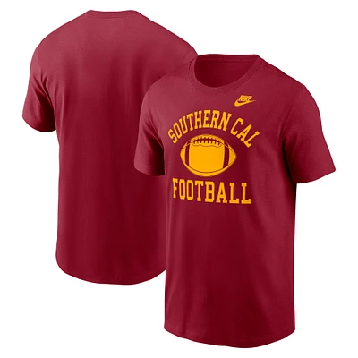 Men's Nike Cardinal USC Trojans Legacy Football Icon T-Shirt