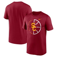 T-shirt de performance Nike Cardinal USC Trojans Legend Basketball Icon pour homme