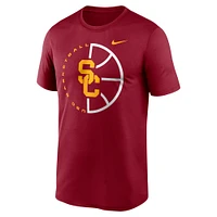 T-shirt de performance Nike Cardinal USC Trojans Legend Basketball Icon pour homme