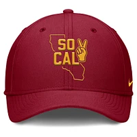 Men's Nike Cardinal USC Trojans Local Swoosh Flex Hat