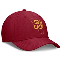 Men's Nike Cardinal USC Trojans Local Swoosh Flex Hat