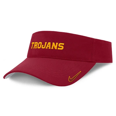 Men's Nike Cardinal USC Trojans On-Field Ace Performance Adjustable Visor