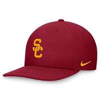 Casquette Snapback Nike Cardinal USC Trojans On-Field Pro Bill pour homme