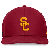 Casquette Snapback Nike Cardinal USC Trojans On-Field Pro Bill pour homme