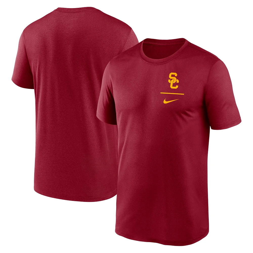 Men's Nike Cardinal USC Trojans Primary Logo Legend Performance T-Shirt