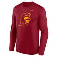 Men's Nike Cardinal USC Trojans Primetime Alternate Logo Legend Performance Long Sleeve T-Shirt