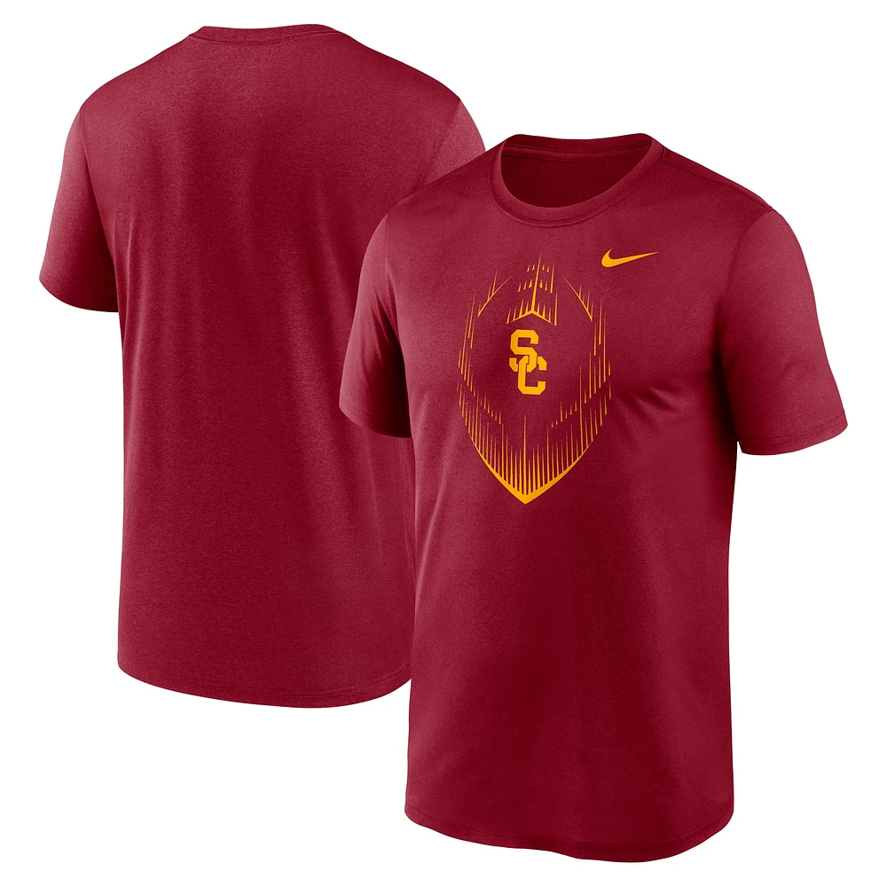 T-shirt Nike Cardinal USC Trojans Primetime Legend Icon Performance pour homme