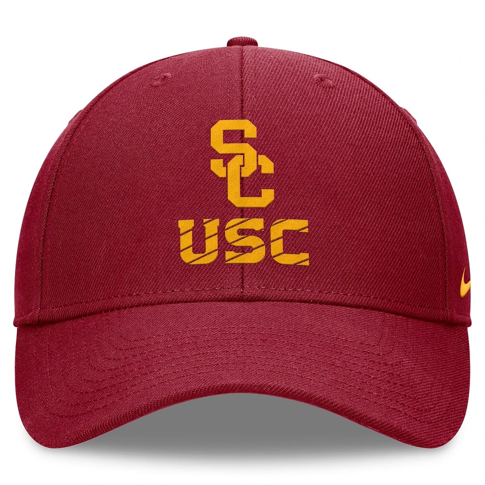 Casquette réglable Nike Cardinal USC Trojans Primetime Rise pour homme