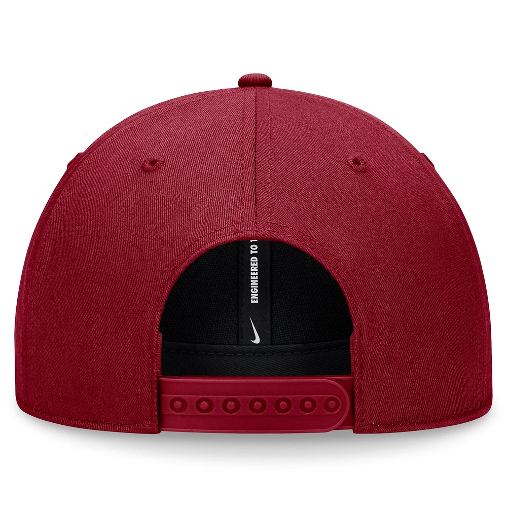 Casquette réglable Nike Cardinal USC Trojans Primetime Rise pour homme