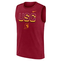 Men's Nike Cardinal USC Trojans Primetime Tricode Legend Performance Tank Top