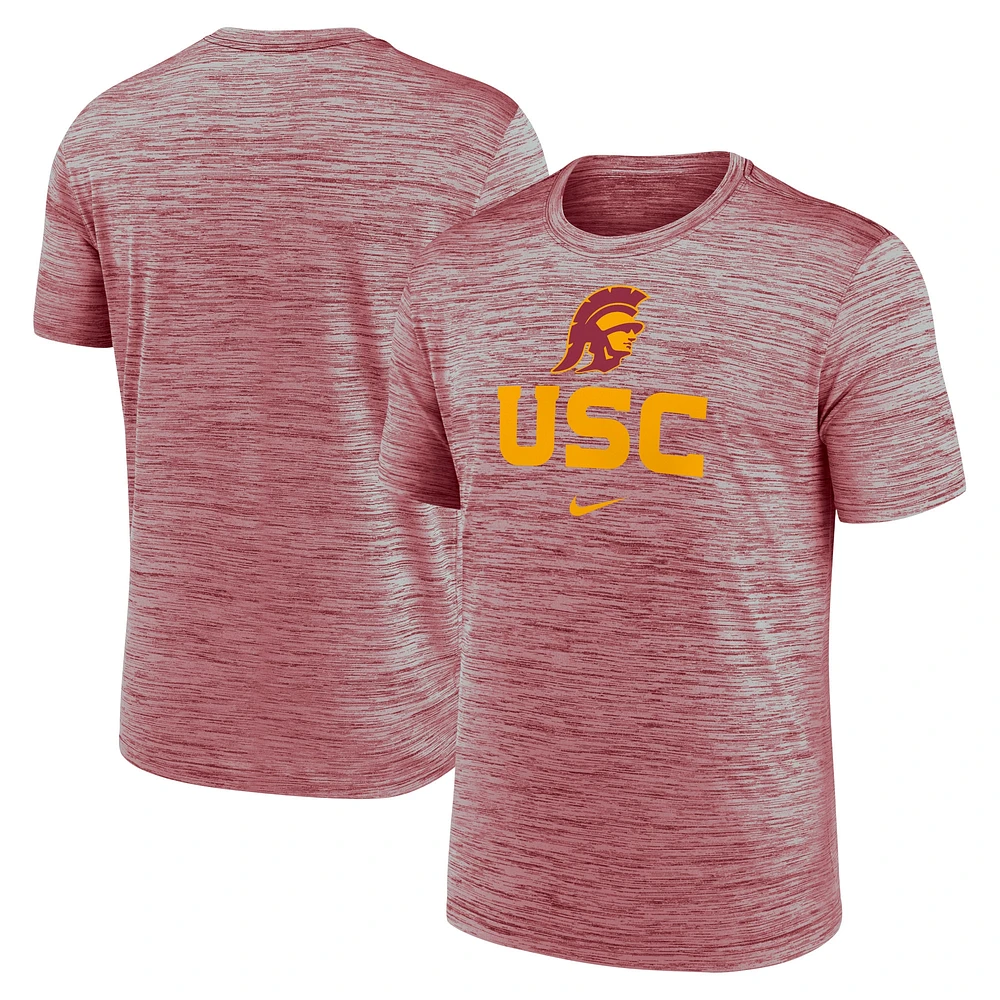 T-shirt Nike Cardinal USC Trojans Primetime Velocity pour homme