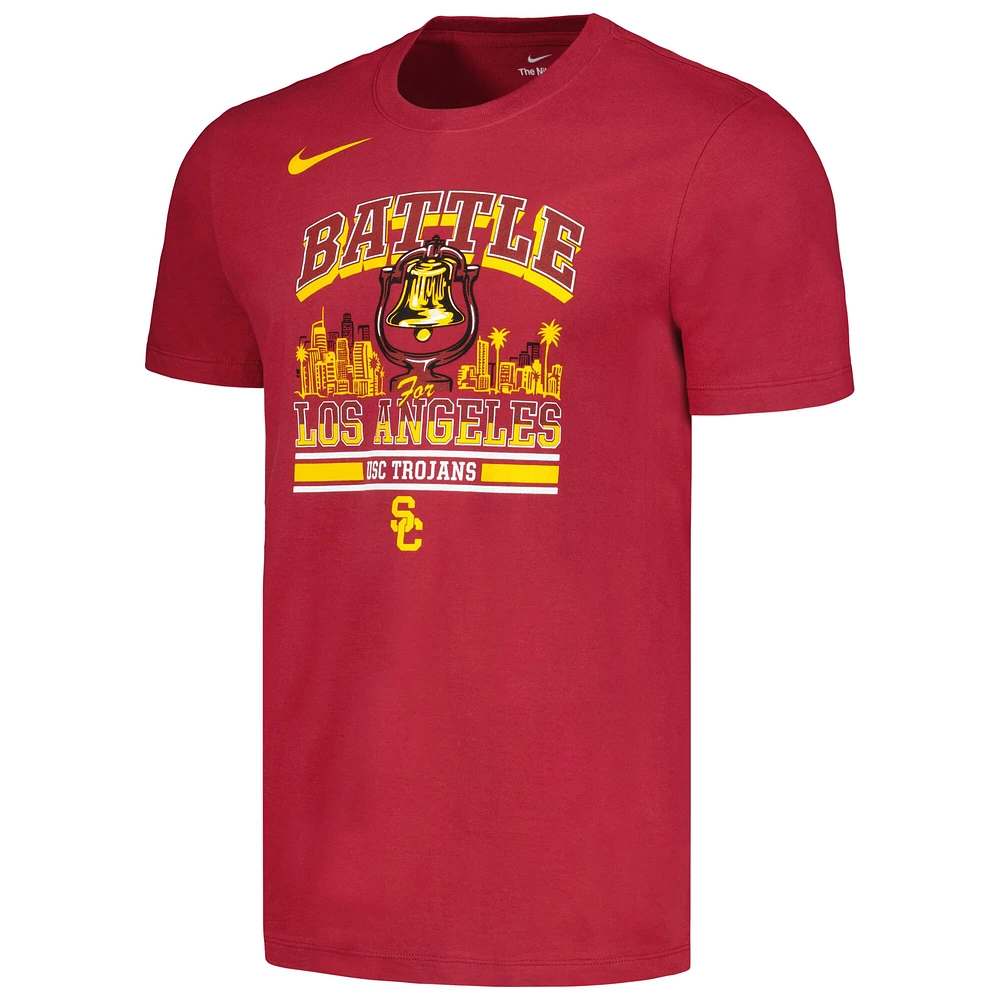 T-shirt Nike Cardinal USC Trojans vs. UCLA Bruins Rivalry pour homme