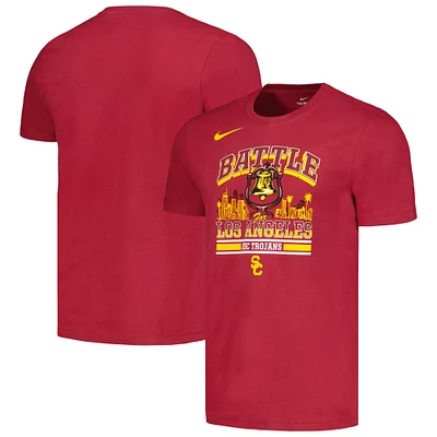 T-shirt Nike Cardinal USC Trojans vs. UCLA Bruins Rivalry pour homme