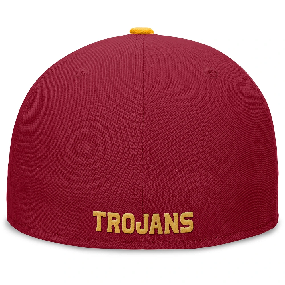 Casquette ajustée Performance Nike Crimson/Gold USC Trojans pour homme