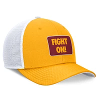 Men's Nike Gold/White USC Trojans Local Rise Trucker Adjustable Hat