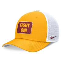 Men's Nike Gold/White USC Trojans Local Rise Trucker Adjustable Hat